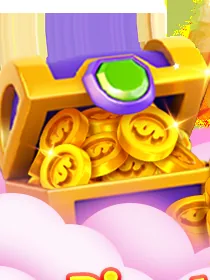 Peti kayu berlapis emas berisi koin bergambar dolar, dari banner aktivitas resmi rvip1