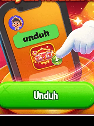 Ponsel dengan tombol unduh aplikasi dan tangan menunjuk, dari banner aktivitas resmi rvip1